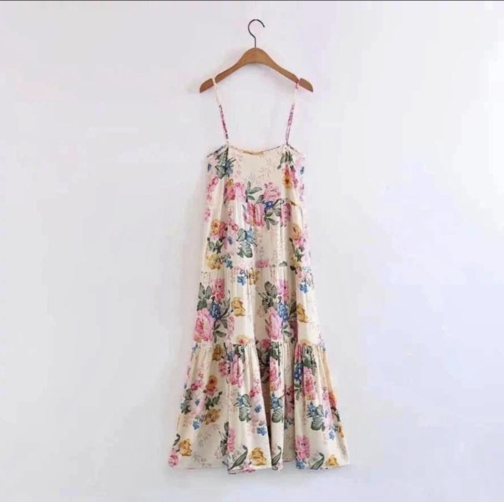 Boutique Multicolored Floral Dress
